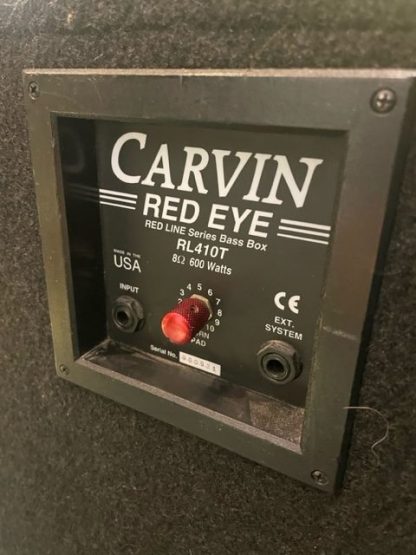 Carvin R1000 Red Line Bass Amp half Stack (4x10) - Bilde 4