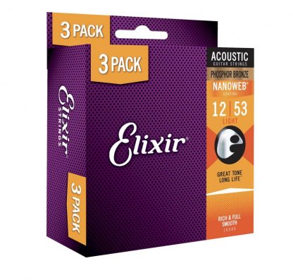 Elixir 3 PACK 16052 12-53 Light(16545)